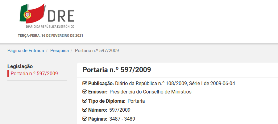 Registo das Entidades Certificadoras