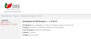 116.010.Declaração de Retificação 1-A-2013 116.010.Declaração de Retificação 1-A-2013